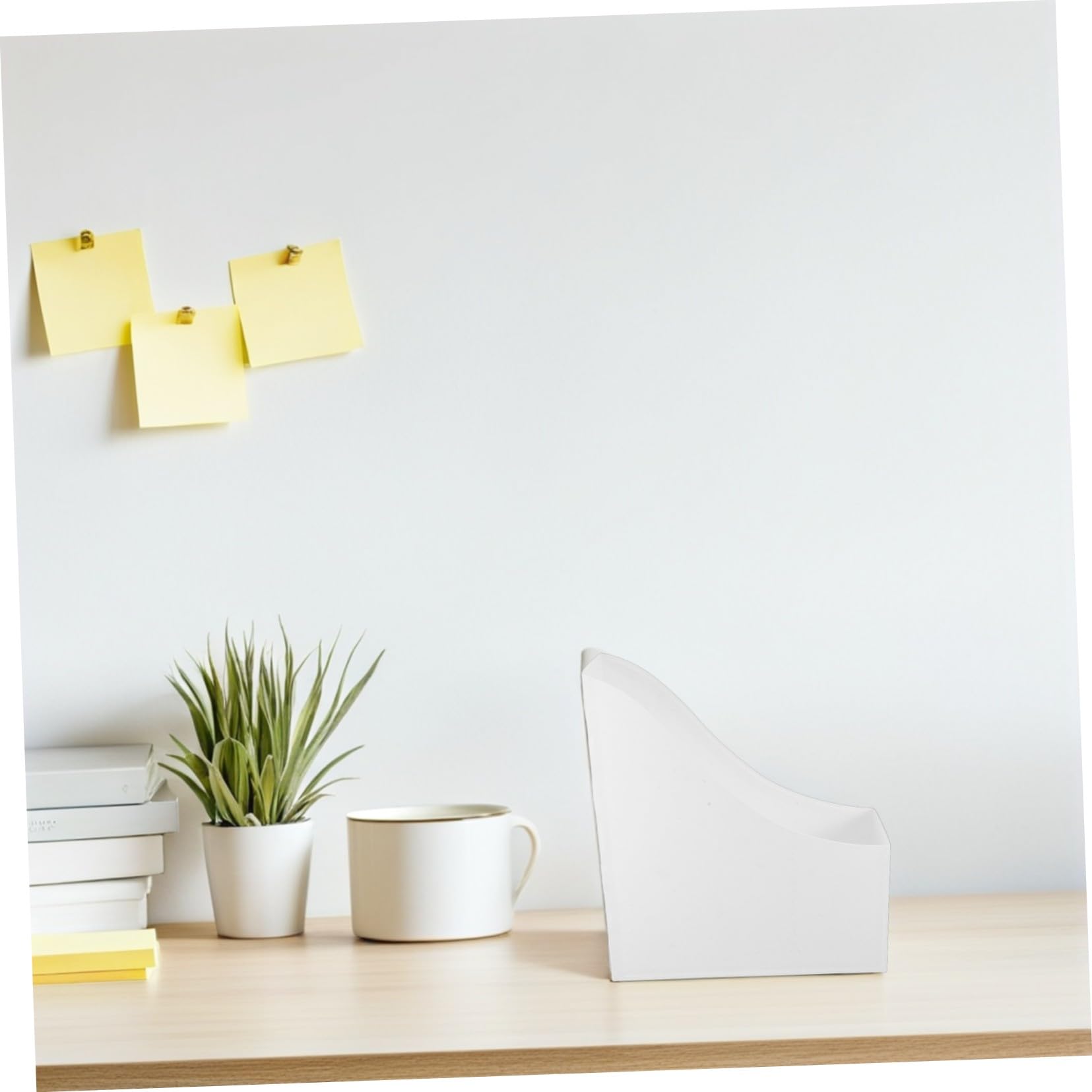 Organizador de Archivos Vertical Blanco 5 Piezas de Pp para Escritorio