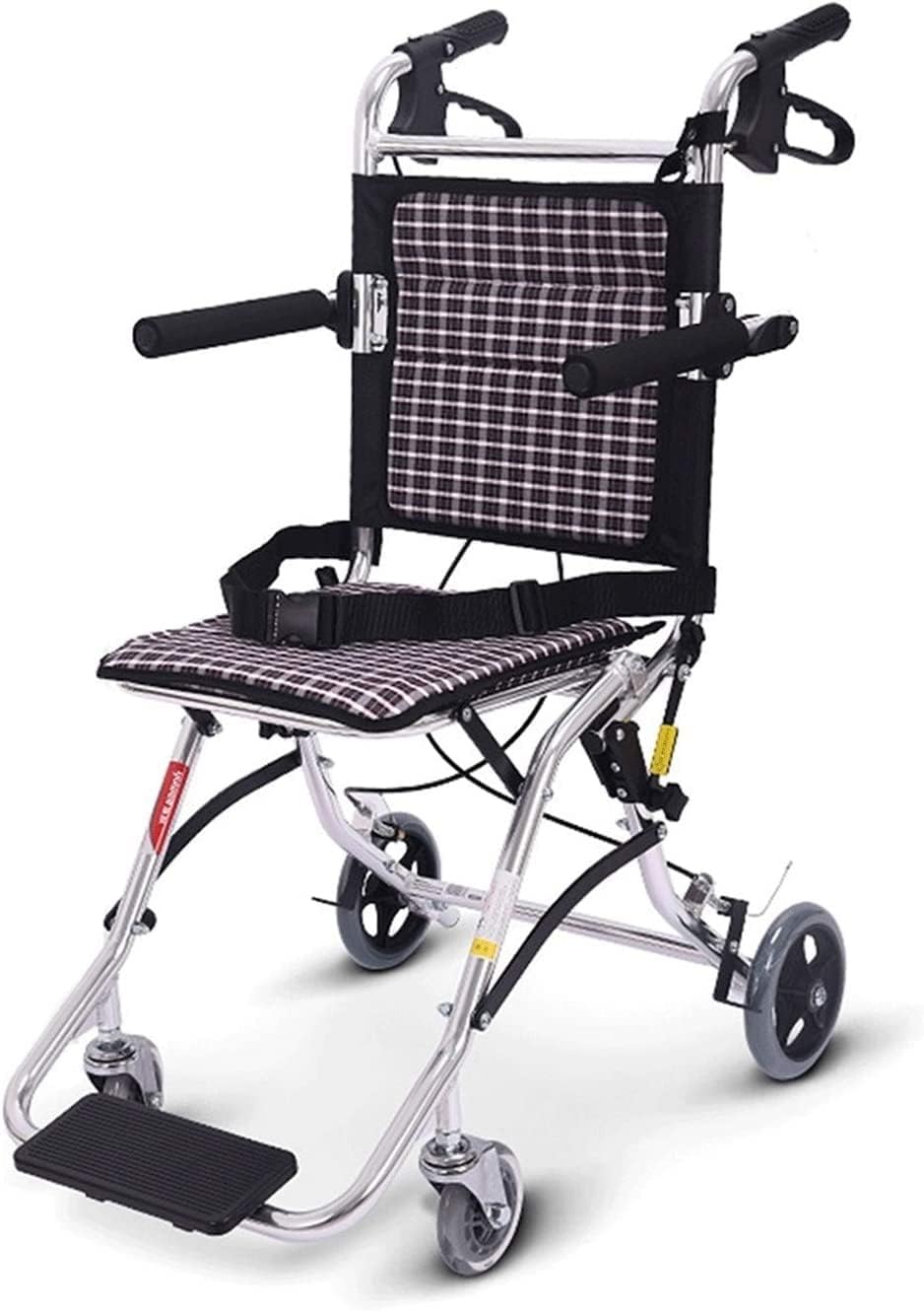 SelfPropelled Folding Portable Wheelchair Aluminum Alloy Hand