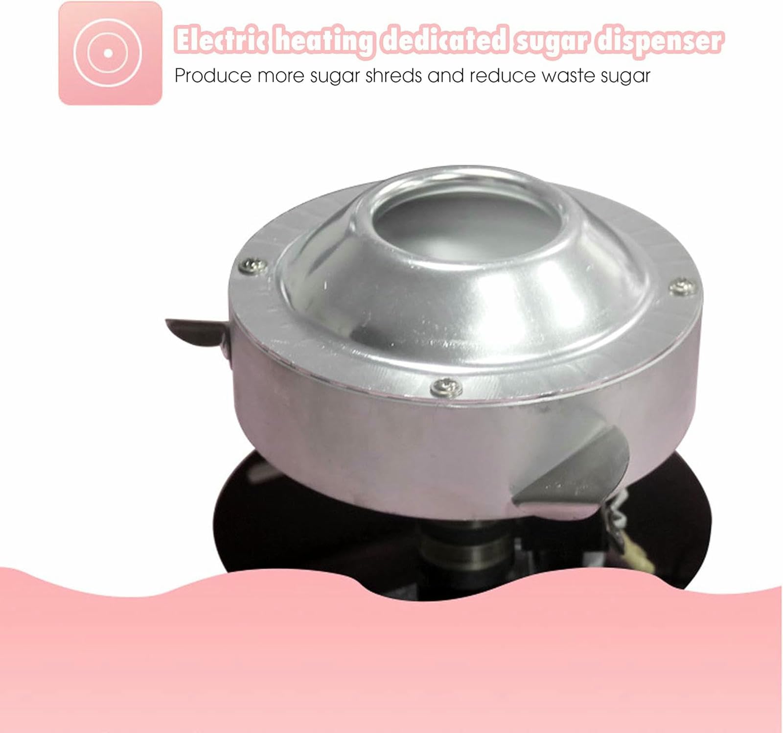 Mini máquina de algodón de azúcar, máquina automática para Hacer algodón de azúcar, máquina eléctrica de algodón de azúcar, para Fiestas de cumpleaños.