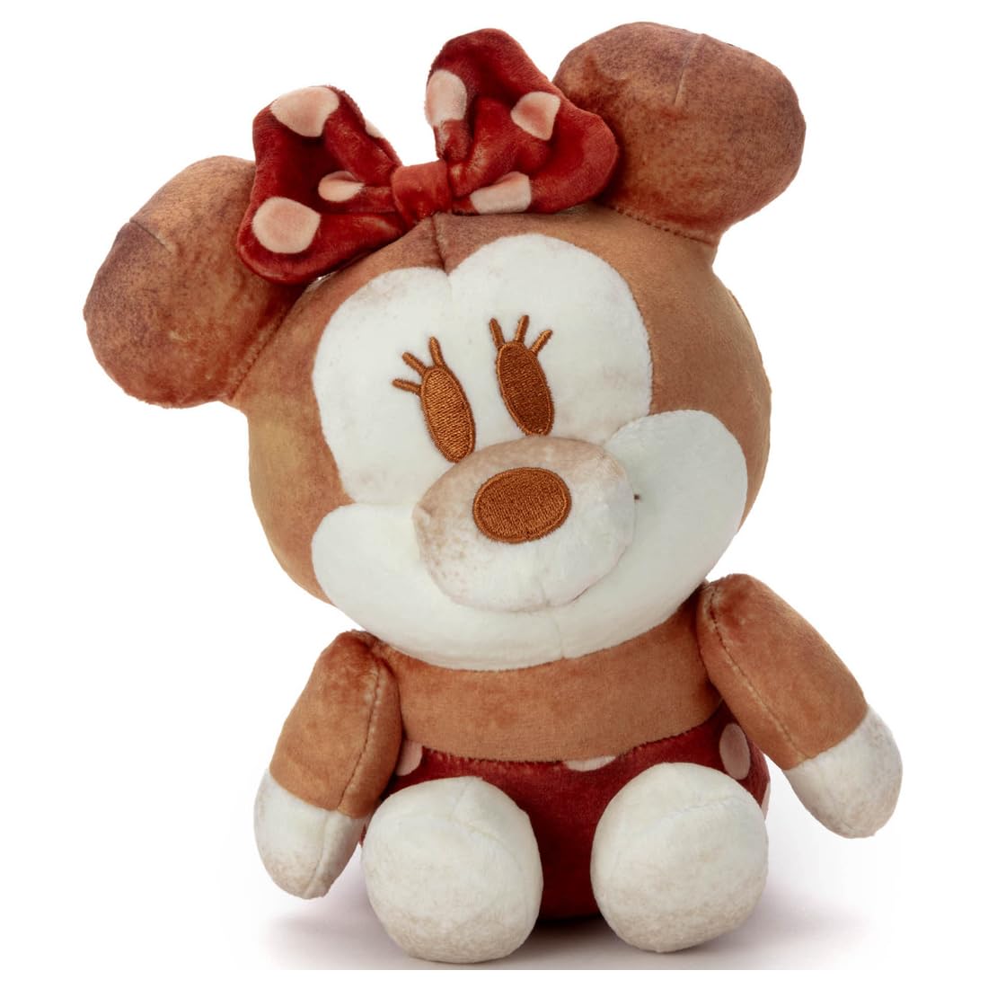 Takara Tomy Disney NuiPan Minnie Mouse Bread Sitting Plush 7.5in