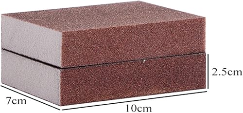 Miniatura 2 de Qovydx 10 esponjas de carborundo nano esmeril para limpiar el pote de óxido de borrador de grano de limpieza almohadillas de limpieza con