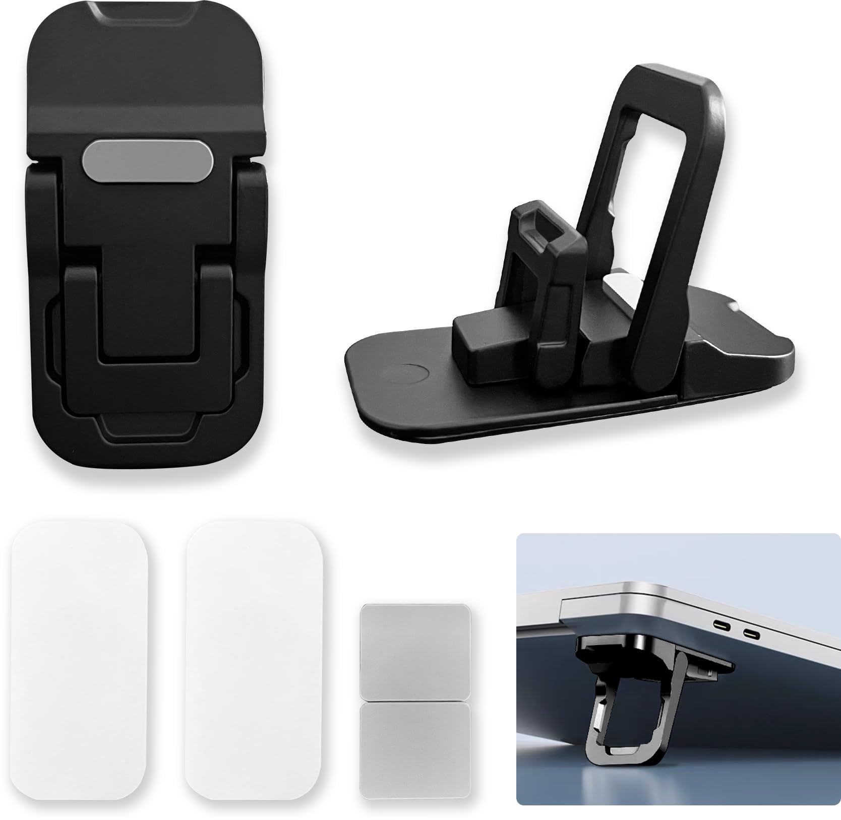 Supporto Pieghevole Per Laptop - Mini, Invisibile, Angolo 12°, Raffreddamento, Portatile - Foto 10