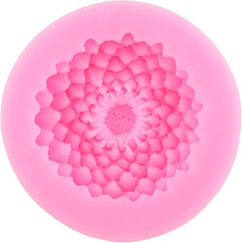 Miniatura 7 de ZiXiang Moldes de silicona para pastel de fondant, molde de silicona para crisantemo, para decoración de pasteles de flores, decoración de cupcakes,