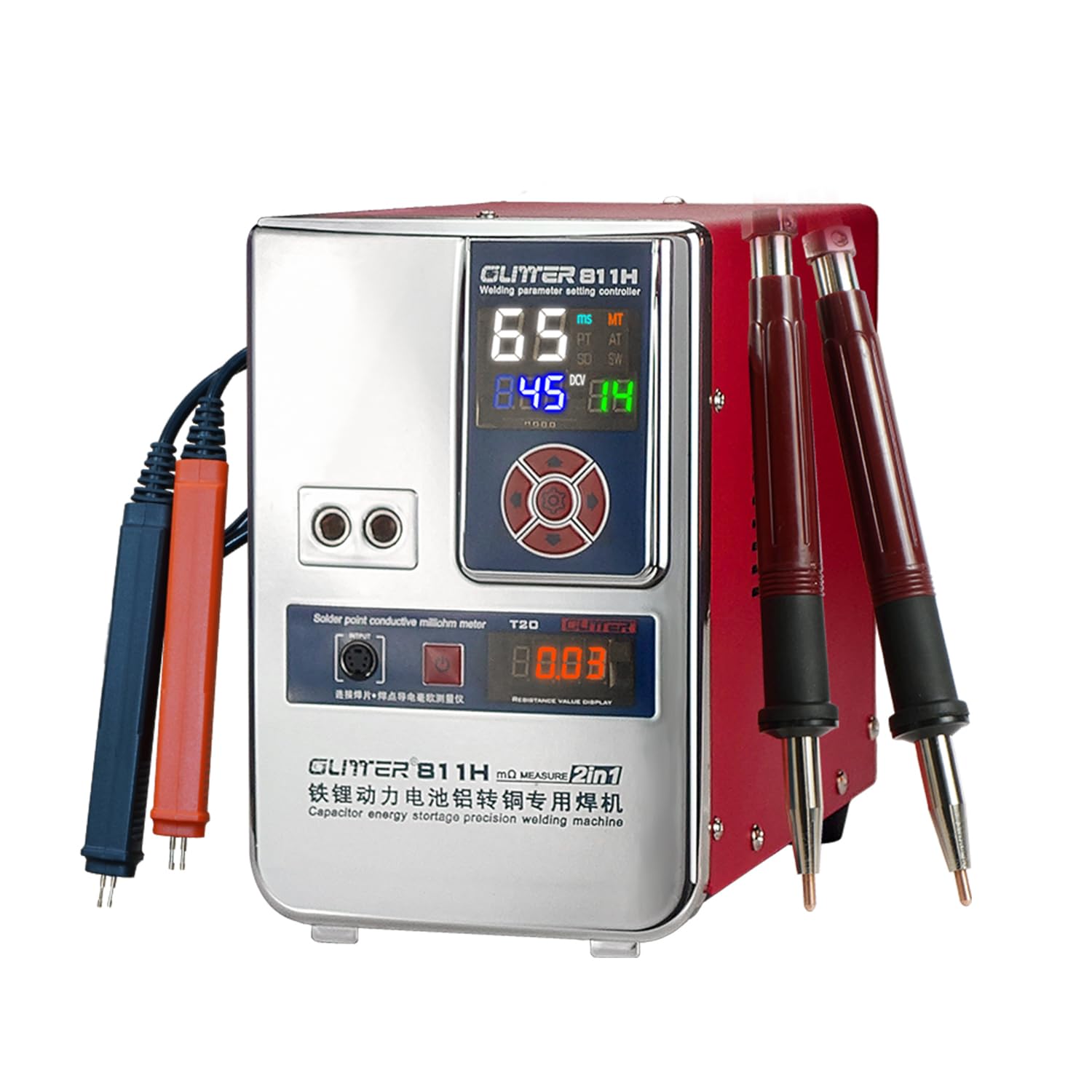 GLITTER 811H Machine à souder par points sur batterie 42 kW Condensateur de stockage d'énergie Portable