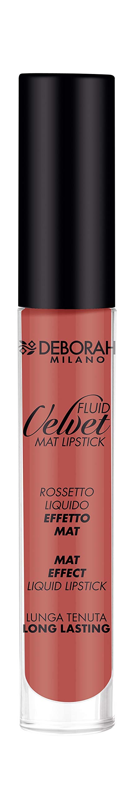 Deborah Milano Fluid Velvet Mat Lipstick 22, Terracotta, "Gold, Terracotta"