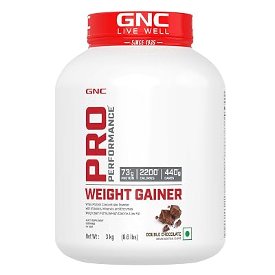 GNC Pro Performance Weight Gainer|3 Kg|Healthy Body Gains|Reduces Muscle Breakdown|Increases Energy & Endurance|73g Prot