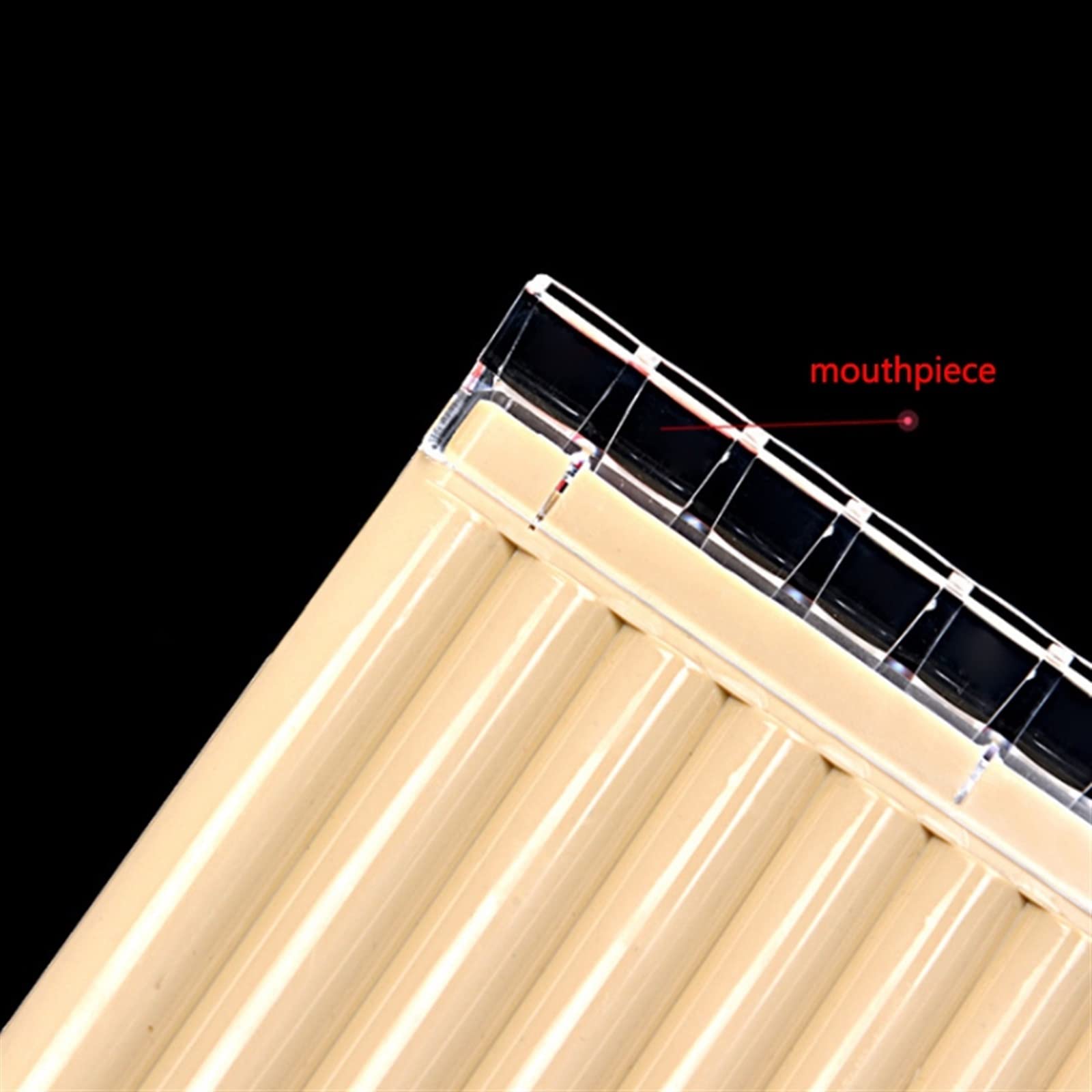 Zampoñas Pan Flute 18 Pipes Panpipe Resin para Estudiantes Instrumentos Musicales Instrumento De Viento De Madera