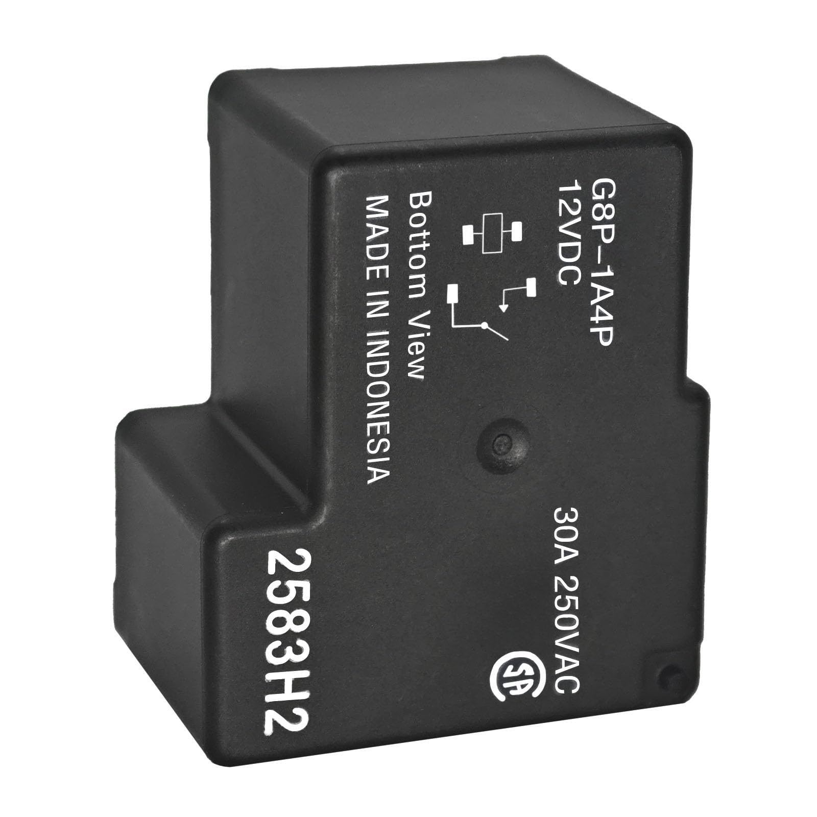 G8P-1A4P Relè PCB completamente sigillato (set di 2) 12VDC 30A - 4Pin 30A 250VAC Relè per scheda PC o applicazioni montate su pannello, risolvere il problema del codice F01 dell'essiccatore