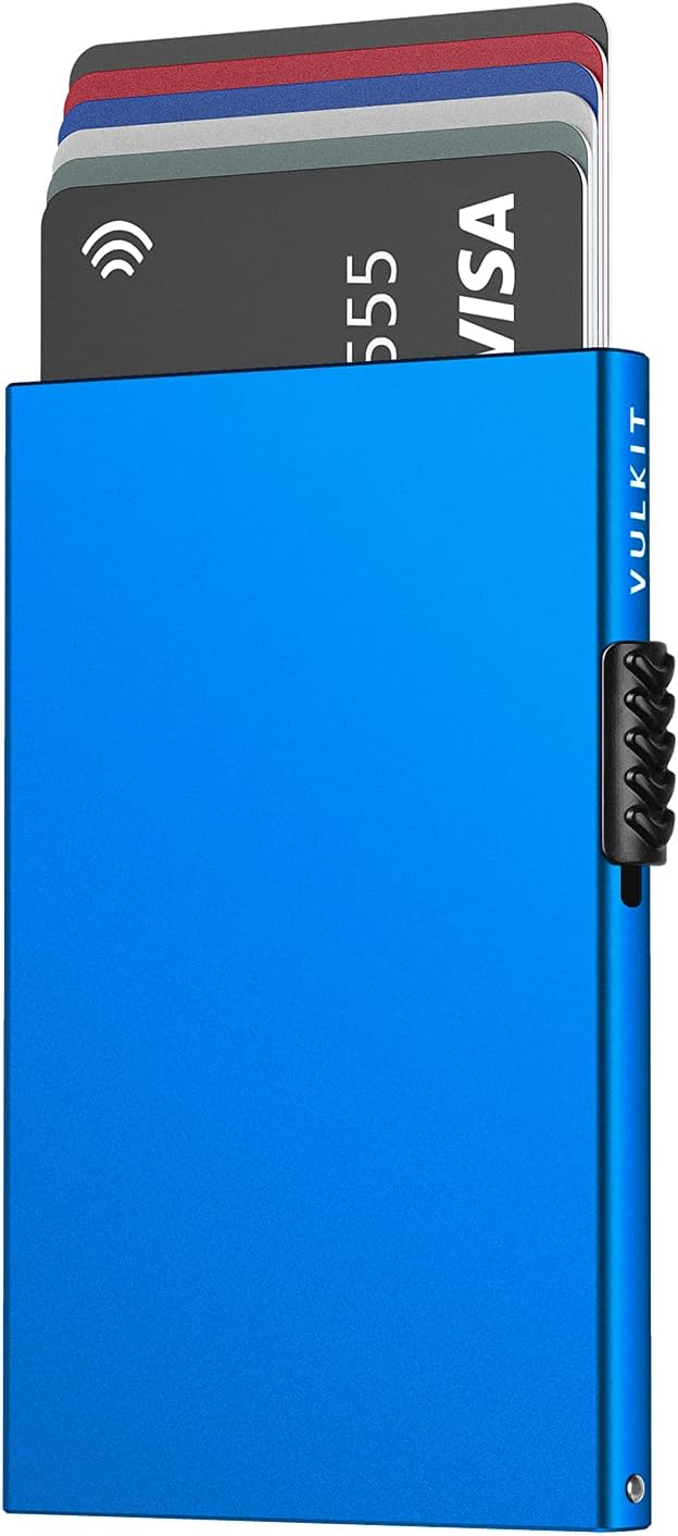 Card Wallet for Men Credit Card Holder RFID Blocking Pop Up Card Holder Women Minimalist Wallet Slim RFID Wallet