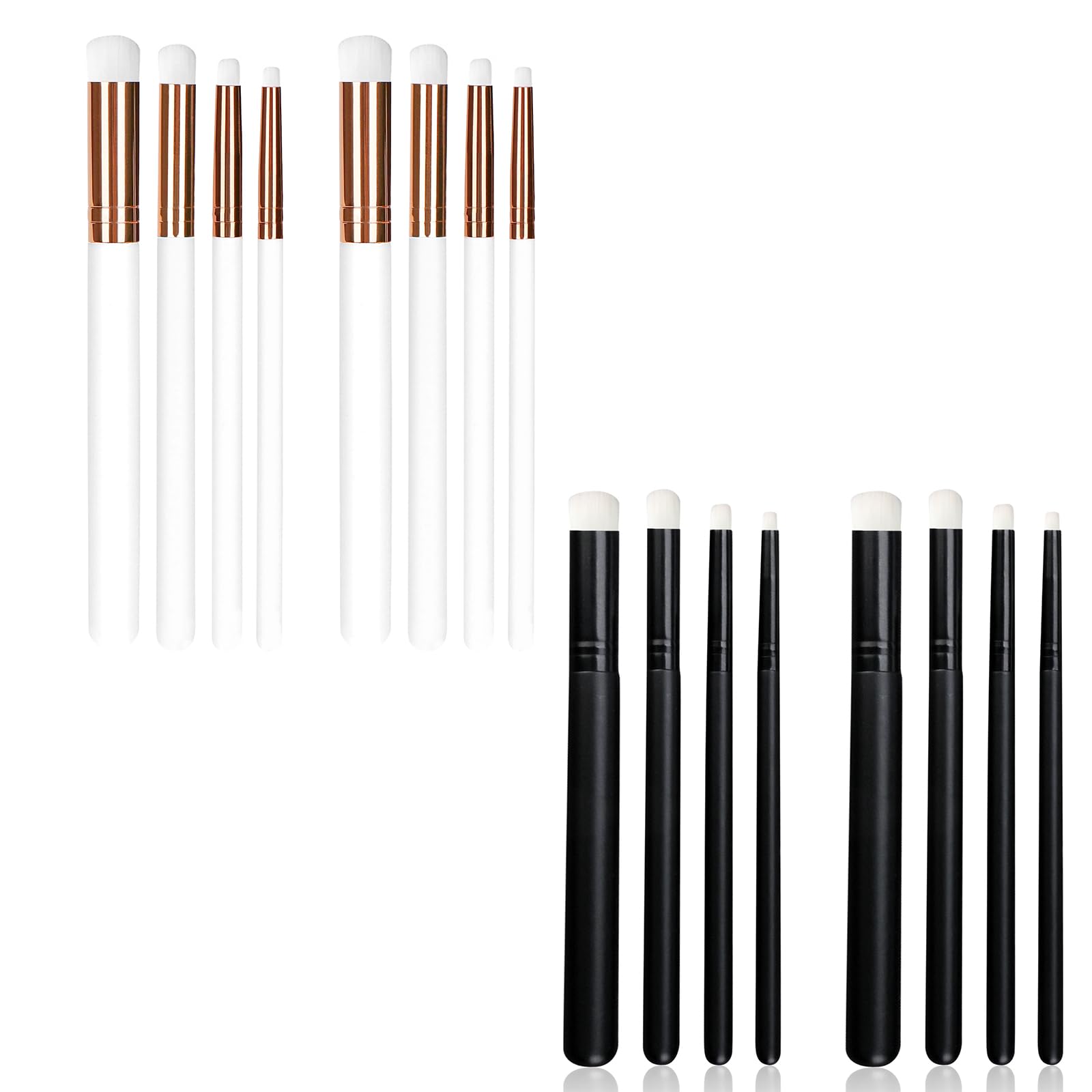 8 +8 Pack Mini Blending Brushes for Card Making, Dry Miniature Painting Set Background Blender Paint Brushes Small Detailed Paint Brushes