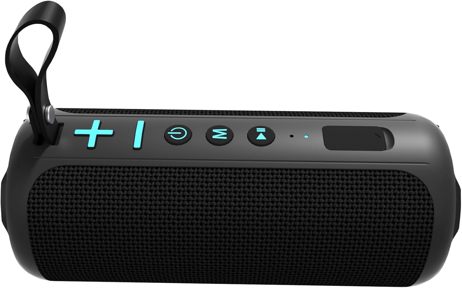 Portable Bluetooth Speakers, Multifunctional 20W Outdoor Waterproof High-Power Bluetooth Speaker with Dual Speakers, Bass Boost, IPX6 Water Resistance, RGB Lighting, & 2400mAh Battery (Black) T11 image 9 of 9 B0D2DCSZ9P