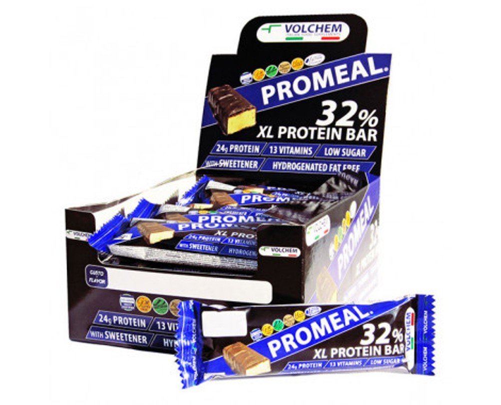 Volchem Promeal XL Protein 75 g/Barretta Proteica Low Sugar/Gusto Pistacchio