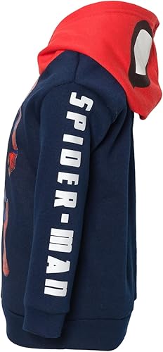 Miniatura 3 de Marvel Avengers Spiderman Boys Fleece Cosplay Pullover Hoodie Toddler to Big Kid