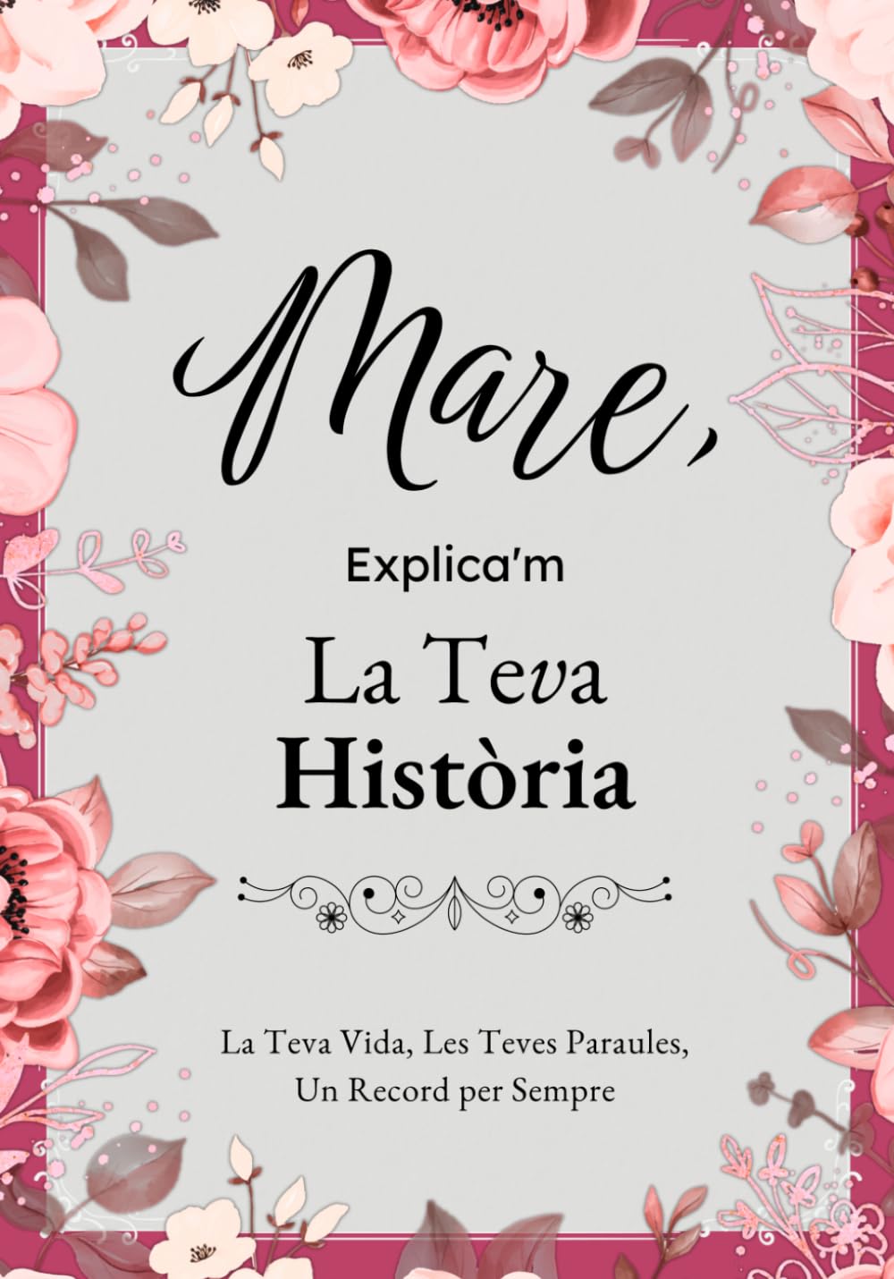 Mare, Explica'm La Teva Història: Un Diari Guiat amb Preguntes per Compartir Records i Vivències