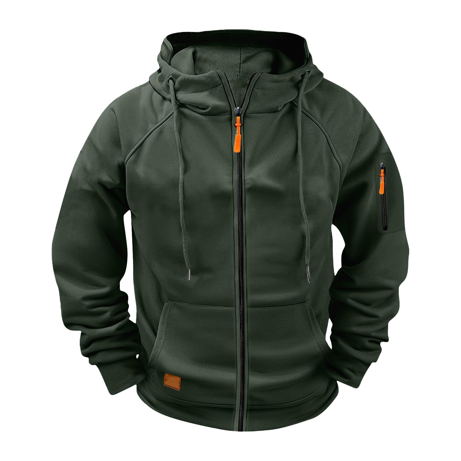 Generische Sweatjacke Herren - Oversized Kapuzenjacke Mit Reißverschluss Für Outdoor & Sport