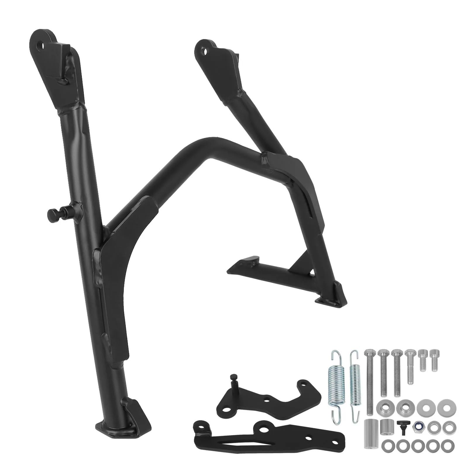 Mt8dkx Black Motorcycle Parking Stand Center Parking Stand For Tenere 700 Rally 19-24 Motorcycle Kickstand Bracket Pillar Firm Holder Support Wheel Mounting