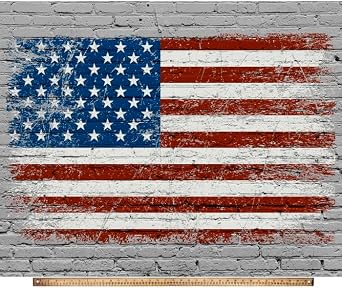 لوحة من القماش القطني Old Glory بعلم الولايات المتحدة الأمريكية