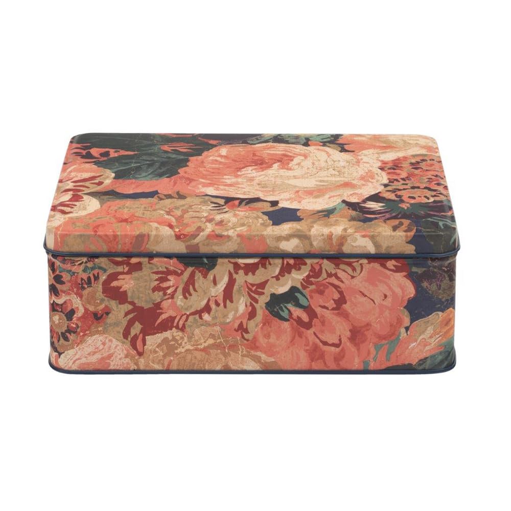 Sanderson Pink Elite - Very Rose & Peony Deep Rectangular Tin 195 X 154 X 75Mm