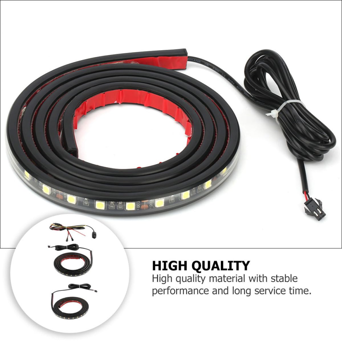 LABRIMP Set 3 Pezzi Striscia Luminosa per Camion Luce Bilaterale Cassone, Accessorio per Luci Auto Pickup, Installazione Semplice per Guida Notturna e Compatibile Maggior Parte Pickup
