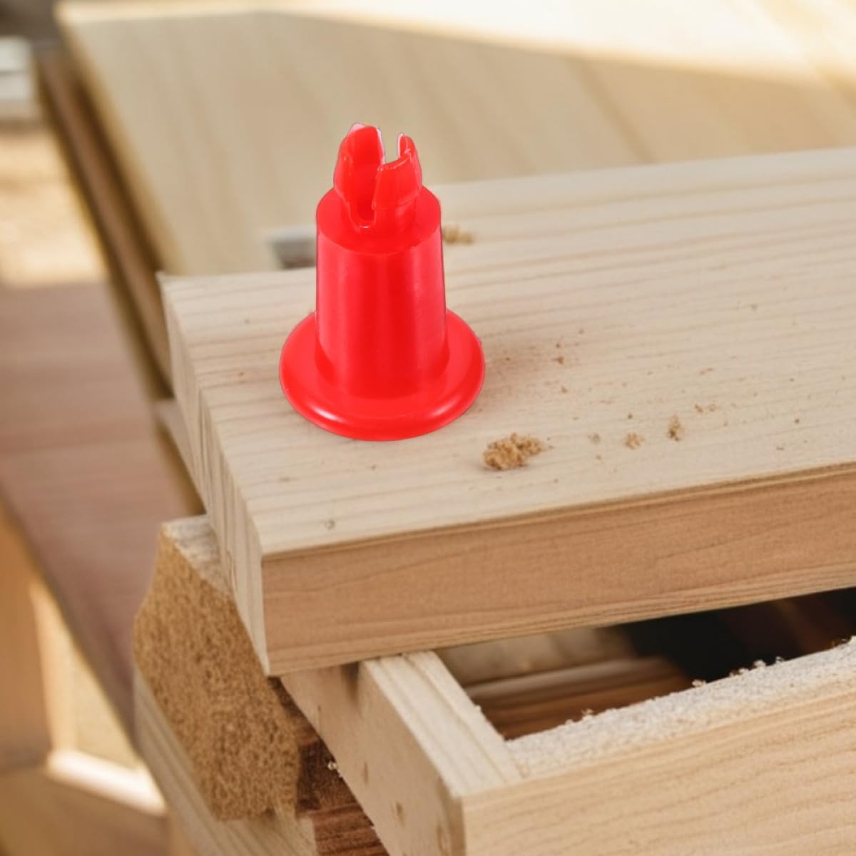 12 Pezzi Piedi in Plastica Rossi per Bilancia Elettronica da Cucina e Magazzino, Supporto Stabile Capacità di Carico Fino a 30 Kg