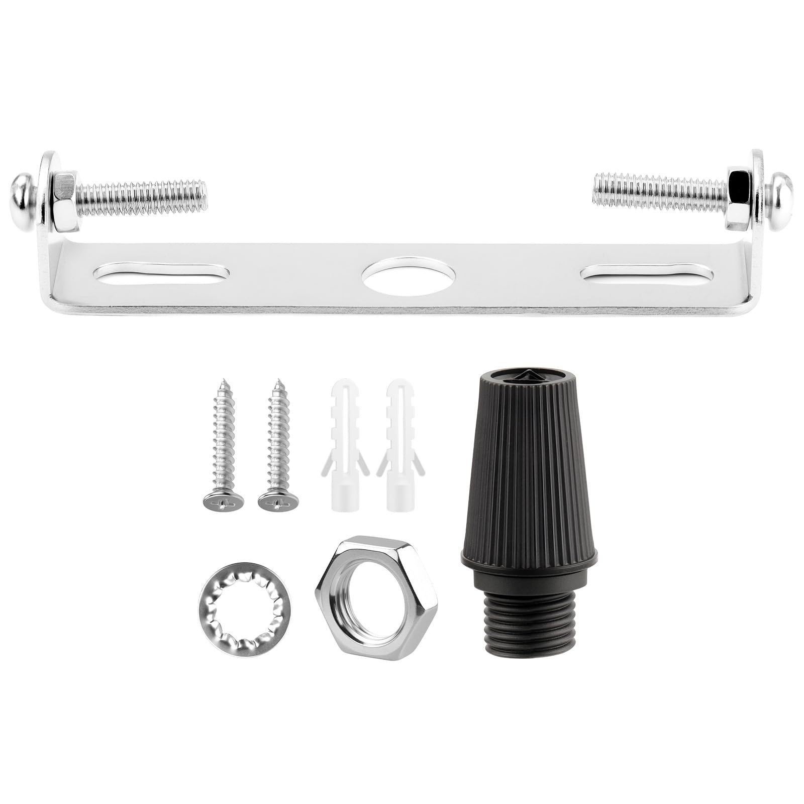 Mbsomnus 105 mm Lampenhalterung Decke Kit Deckenhalterung Lampe Leuchten Montagehalterung mit Schraube Unterlegscheibe Mutter für Haus Büro Hängeleuchte Wand Deckenlicht Pendelleuchte