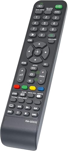 Miniatura 3 de Allimity RM-GD032 RMGD032 - Remoto de repuesto compatible con Sony Bravia LCD LED TV KDL-65W950B KDL-55W800B KDL-55W950B KDL-70W850B KDL-60W850B