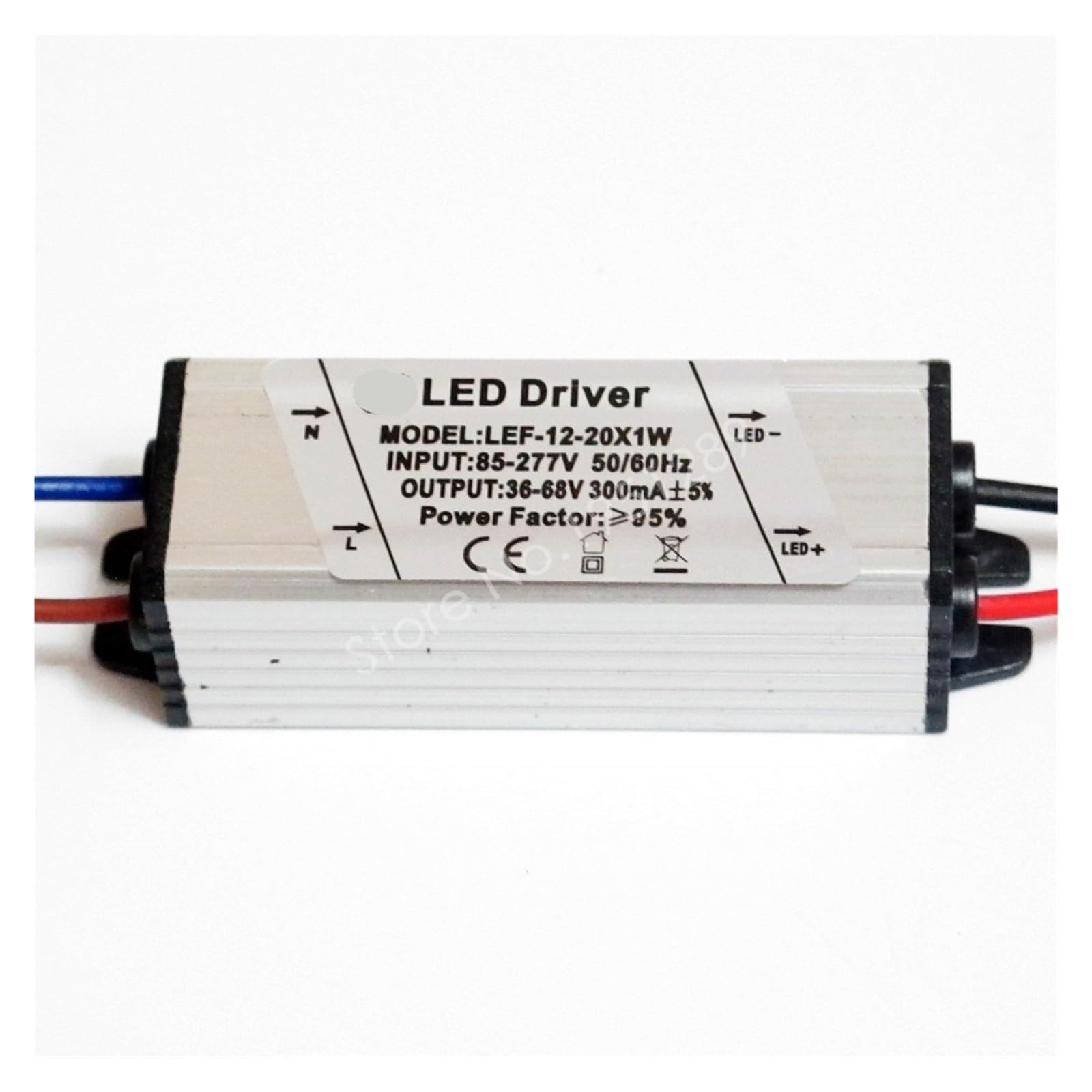 Alimentation 12W/15w/18W/20w robuste et étanche aux normes AC 220V 277V