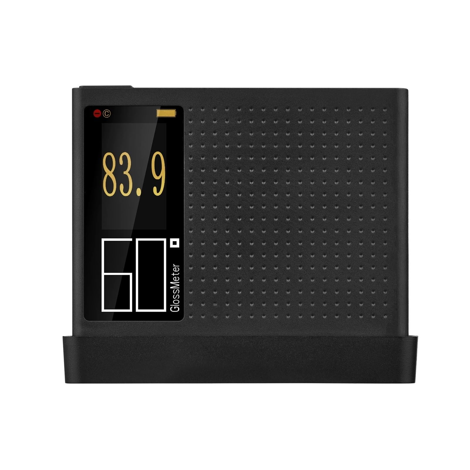 NURII Gloss Meter 60° Glossmeter, with Self-Calibration/Fast Measurement/Continuous Surface Measuring Glarimeter for Stone Tile Car (Size : Black)