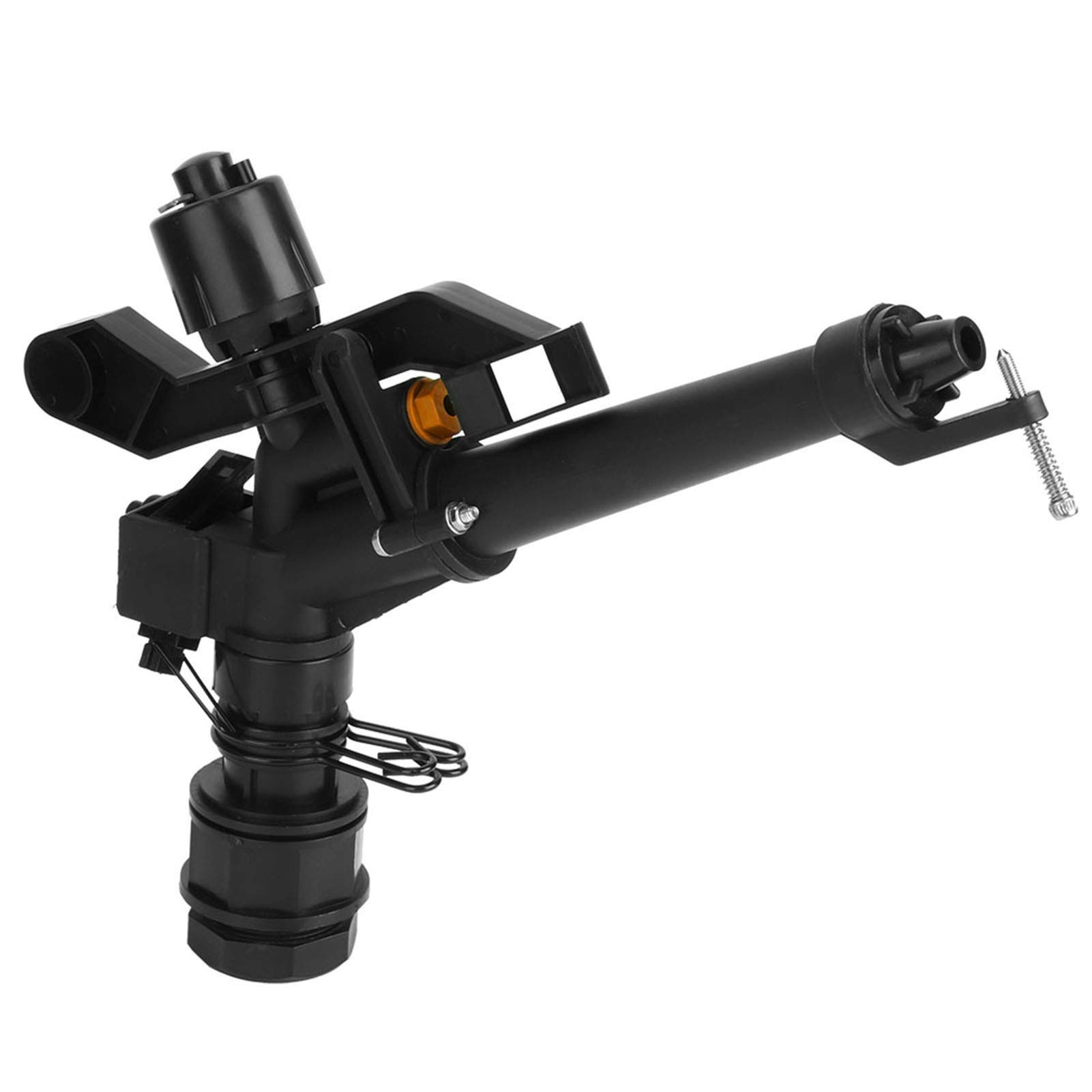 Impulsregner, DN25 1,5" bis 1" Innengewinde, Verstellbarer Rasensprinkler, 360 Grad drehbarer Kipparmsprinkler für die Farmbewässerung
