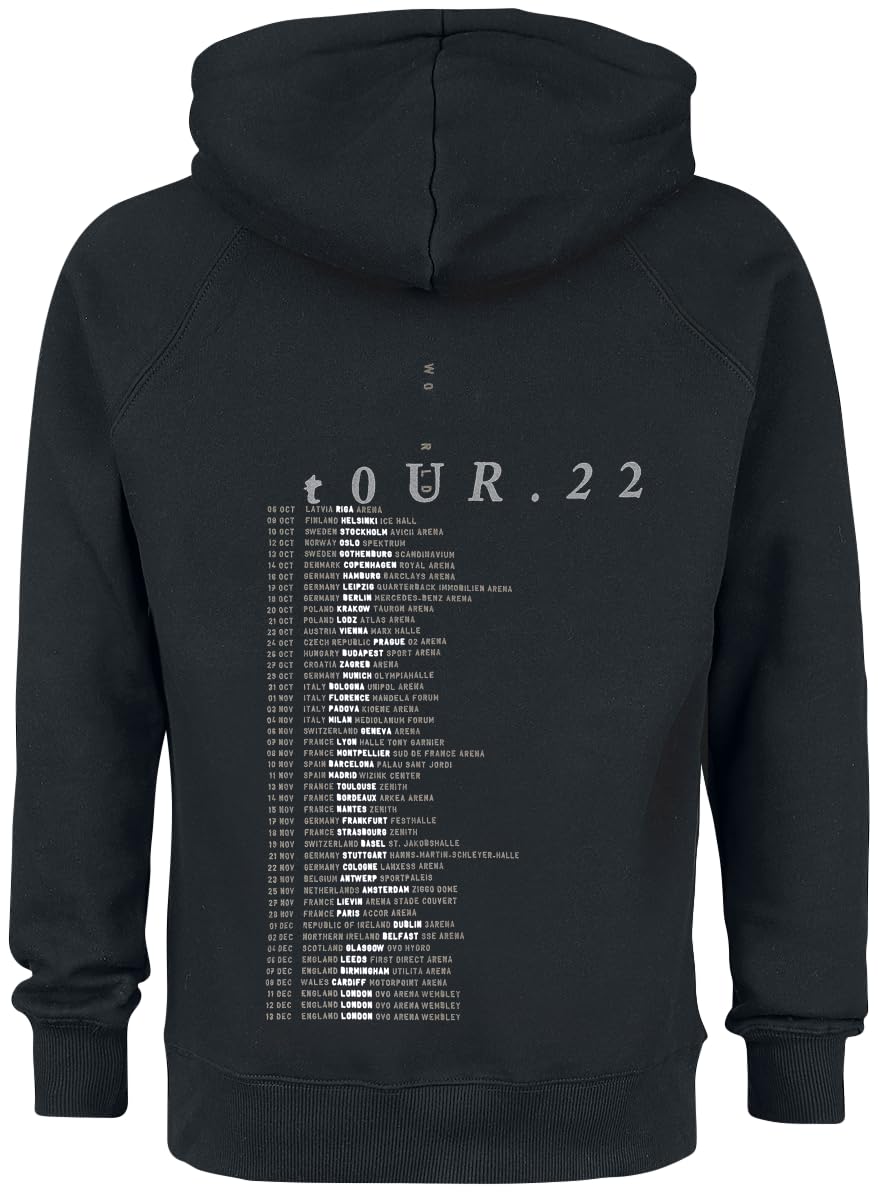 The Cure SOALW Tour '22 Männer Kapuzenpullover schwarz Band-Merch, Bands