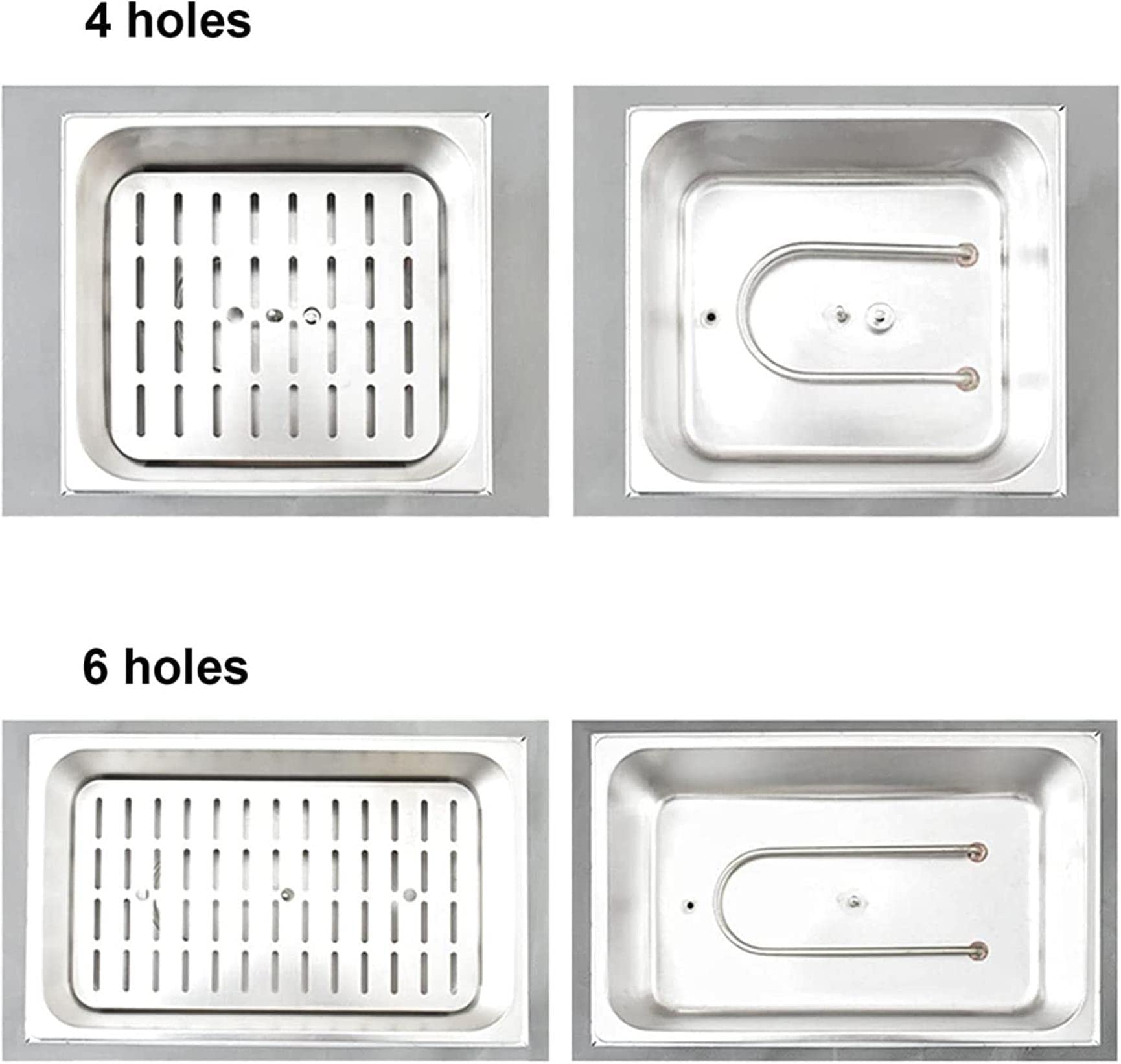 Baño María de Laboratorio con Pantalla Digital eléctrica, baño María termostático Digital, Calentador de baño María eléctrico de 2/4/6 Orificios con Tapa Protectora Ajustable.