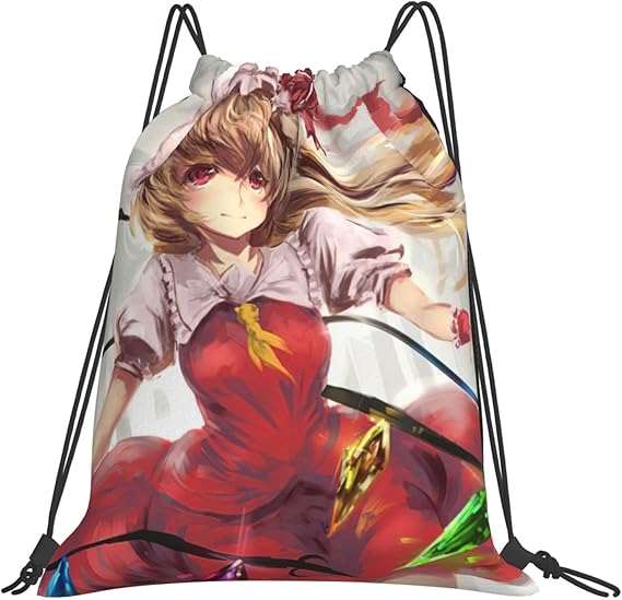 Amazon Co Jp 東方project フランドール スカーレット ジムサック ナップサック プールバッグ スポーツ プールバッグ 大容量 軽量 ナップサック アニメ キャンプ プールバッグ ファッション