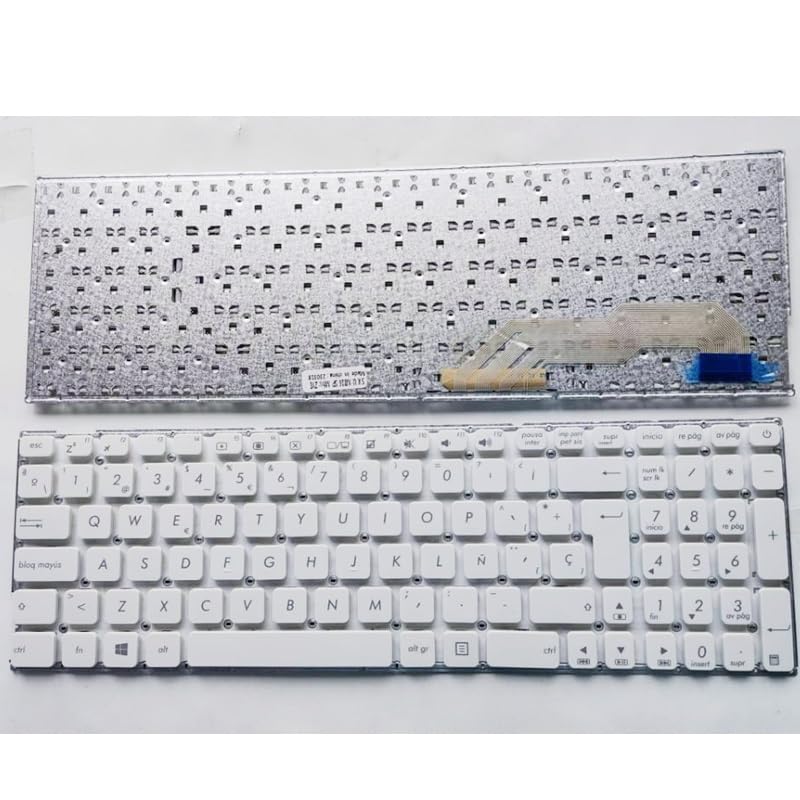 Clavier ASUS X541 pièce de rechange espagnole SP pour ordinateur portable R541U X541UV blanco