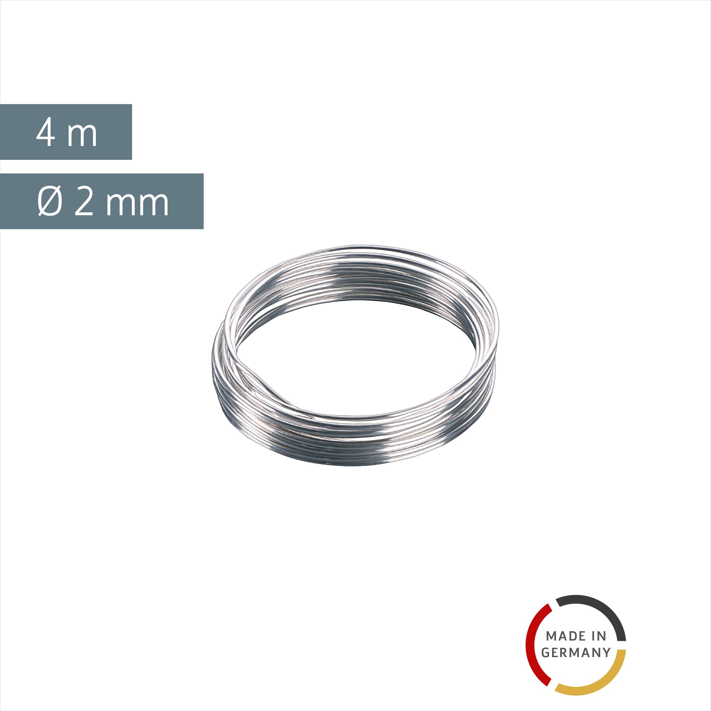 KnorrPrandell Aluminium Wire 2mm Silver