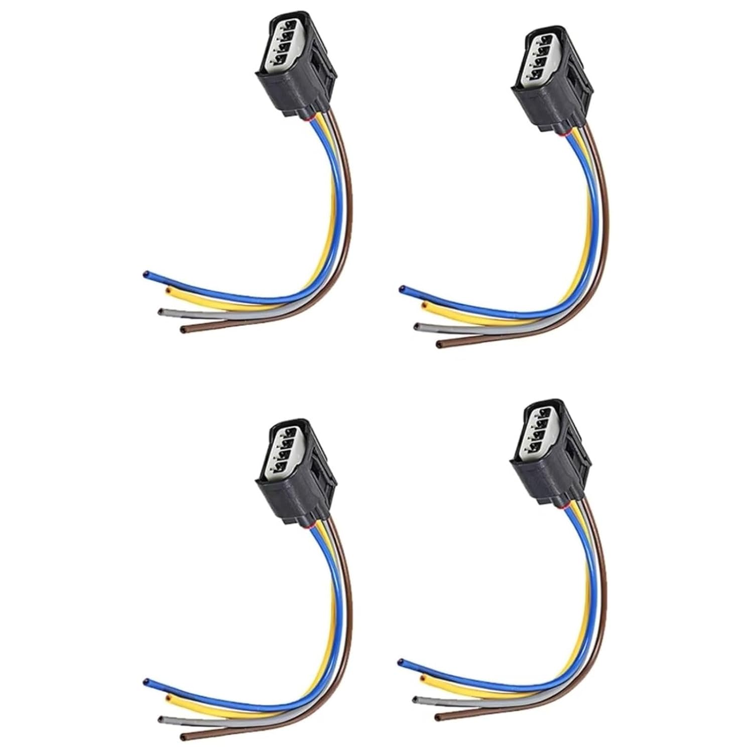 Coil Pack Connector for Pontiac for Vibe 2003 2004 2005 2006 2007 2008 2009 2010 Car Ignition Coil Harness Connector Plug 4 Pin 90980-11885(1pc)