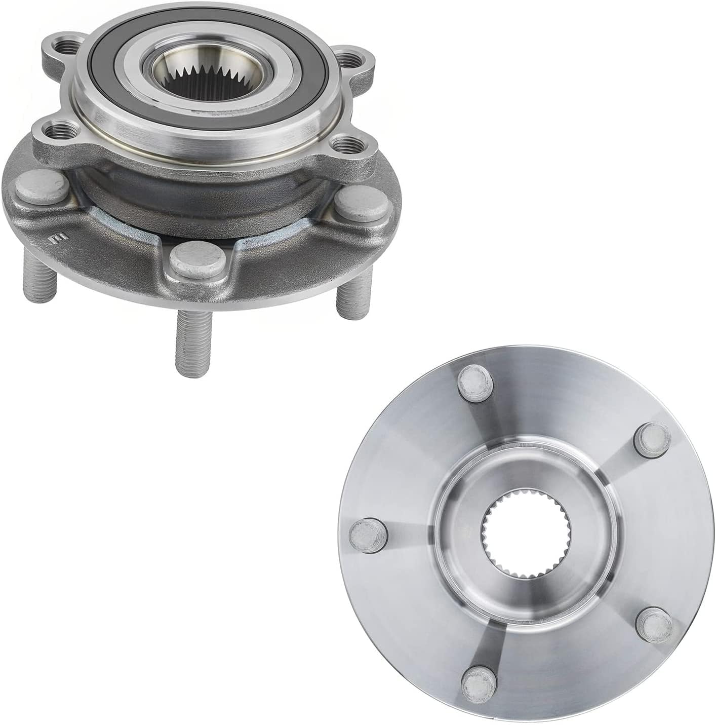 Detroit Axle - Front 8pc Wheel Bearing Hubs Kit for 13-15 Mazda CX-5, 4 Front and Rear Stabilizer Sway Bar Links 2 Wheel Bearing and Hubs 2 Lower Ball Joints 2013 2014 2015 Replacement