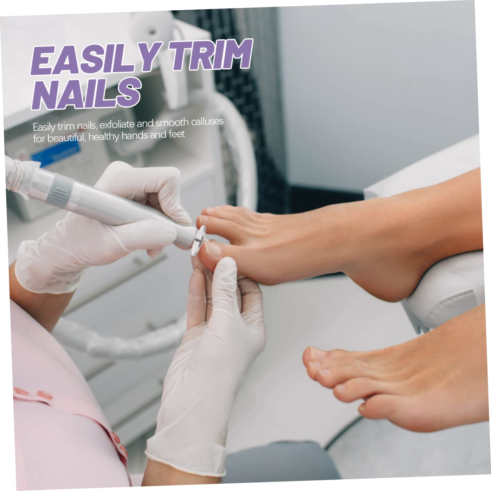 FRCOLOR 5 Set Di Abrasivi Per Pedicure Per La Rimozione Dei Piedi Lima Per Unghie Elettrica Abrasivi Strumento Di Levigatura Dei Piedi Cuscinetti Di Ricambio 60 Pezzi*5