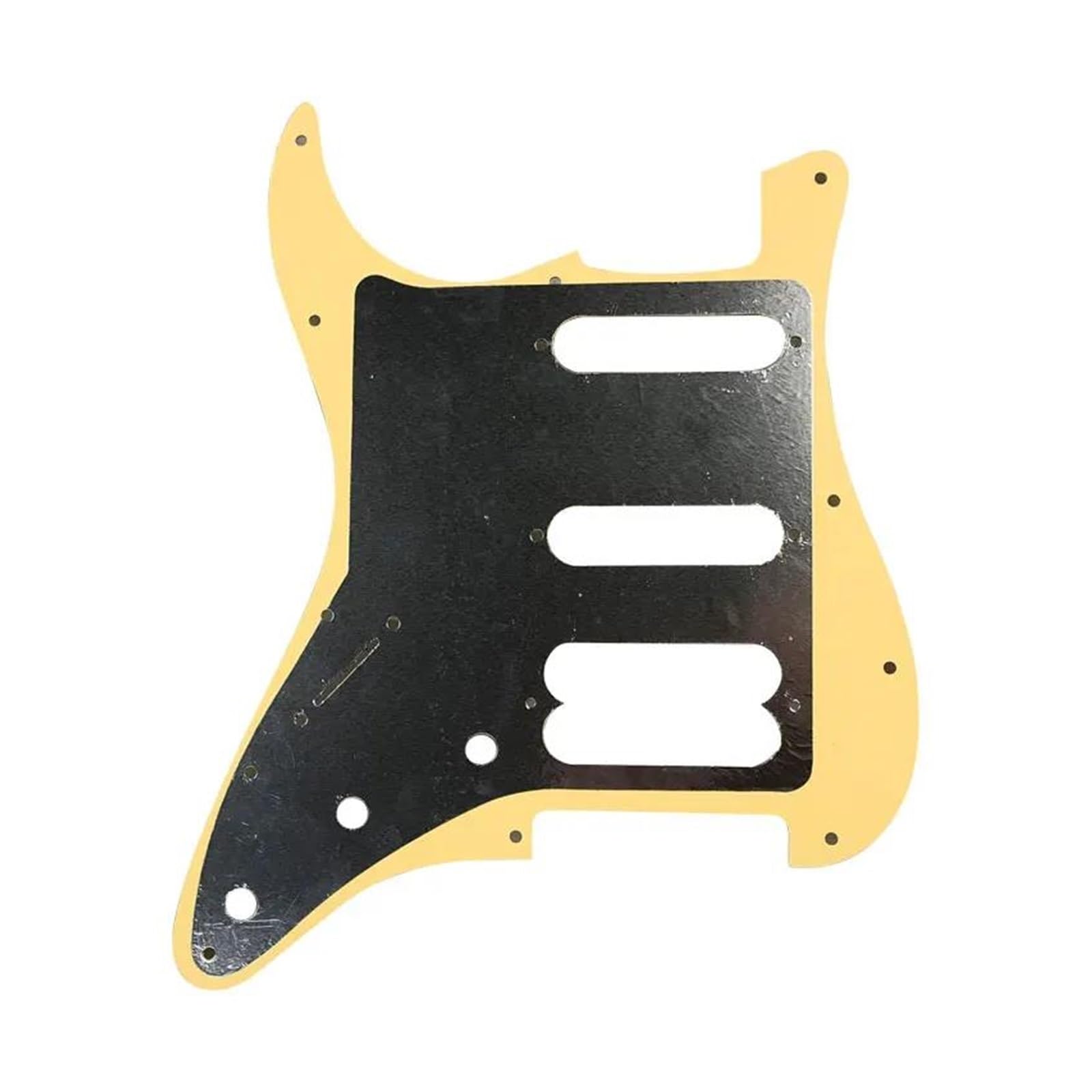 maskownica do gitary elektrycznej Części do gitary - Do 11 otworów na śruby Standard HSS Gitara Pickguard Scratch Plate Flame Pattern Scratch Tył(4Ply red)