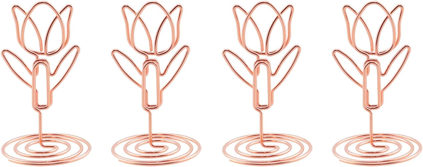 11. 5cm Photo Holder Spiral Alligator Clip Memo Holder Party Card Clips Menu Clips Table Number Card Stand For Home Office Wedding