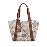 FRANGE Le Pandorine Shopping Texture Vicky con tag decorativo colore marrone Collezione Primavera-Estate 2026