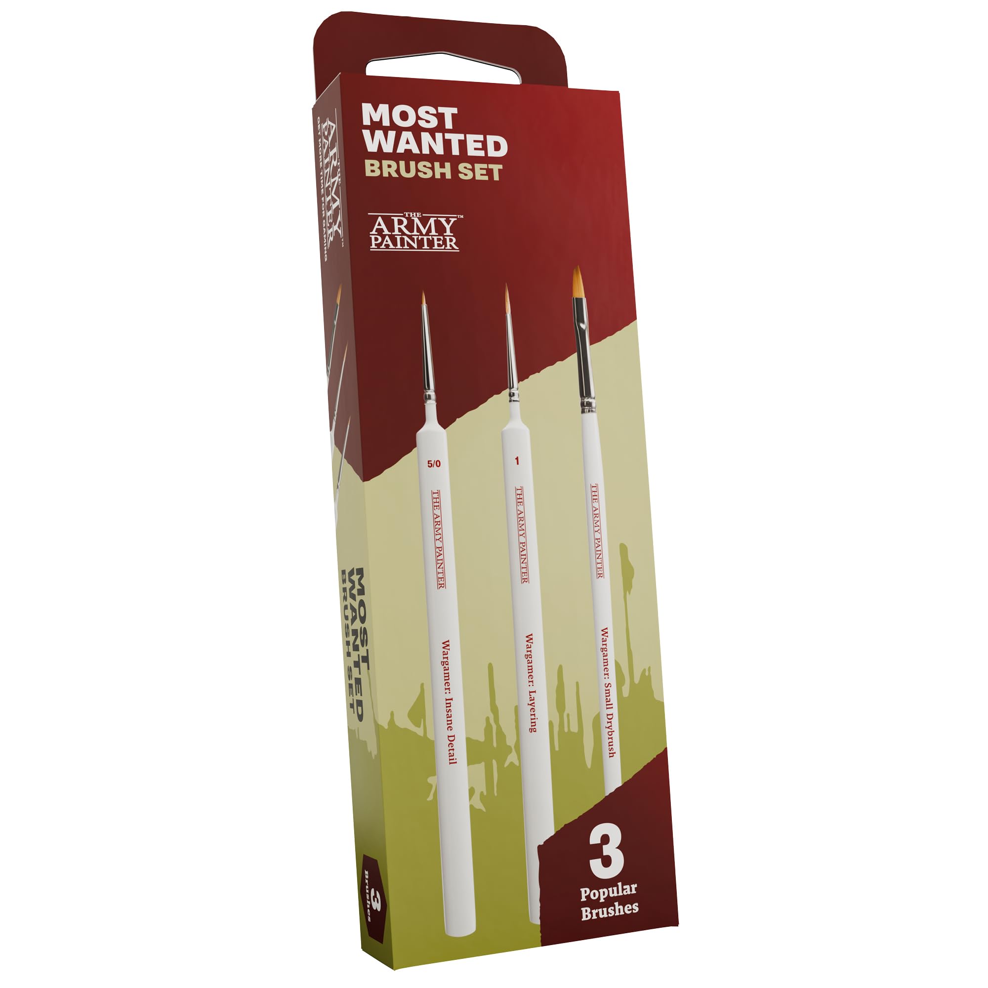 The Army Painter BNIB Most Wanted Brush Set