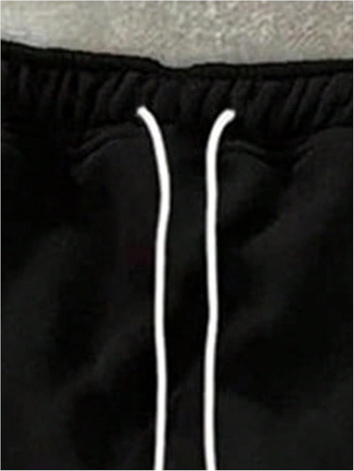 SHENHE Men's Flare Stacked Sweatpants Baggy Drawstring Waist Streetwear Bell Bottom Sweats Pants with Pocket - Image 3