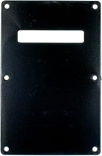 (D77) Custom Cavity Cover Back Plate Fits Strat style Guitar ,BLACK