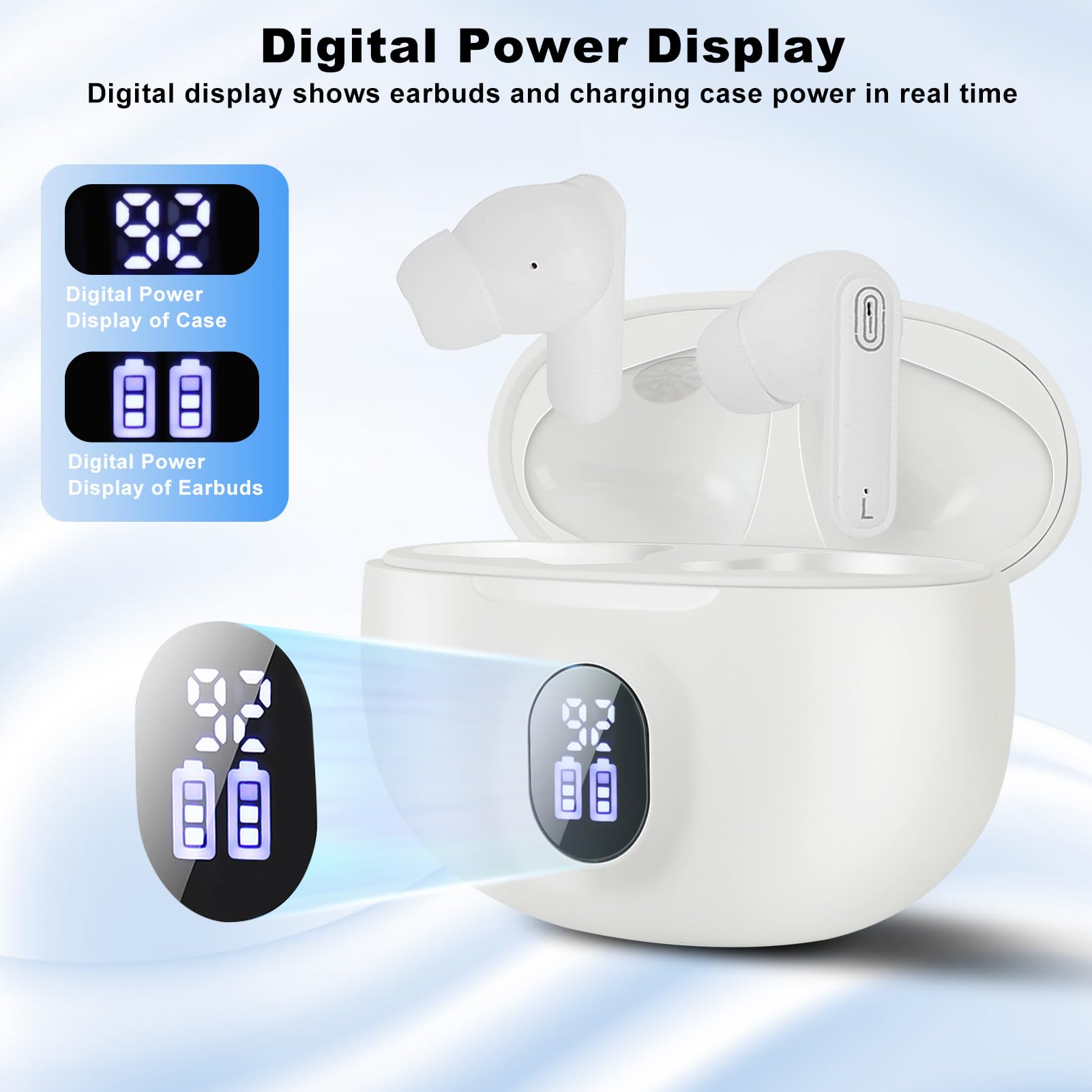 AI Translation Écouteurs 3 En 1 Bluetooth 5.4 En Temps Réel