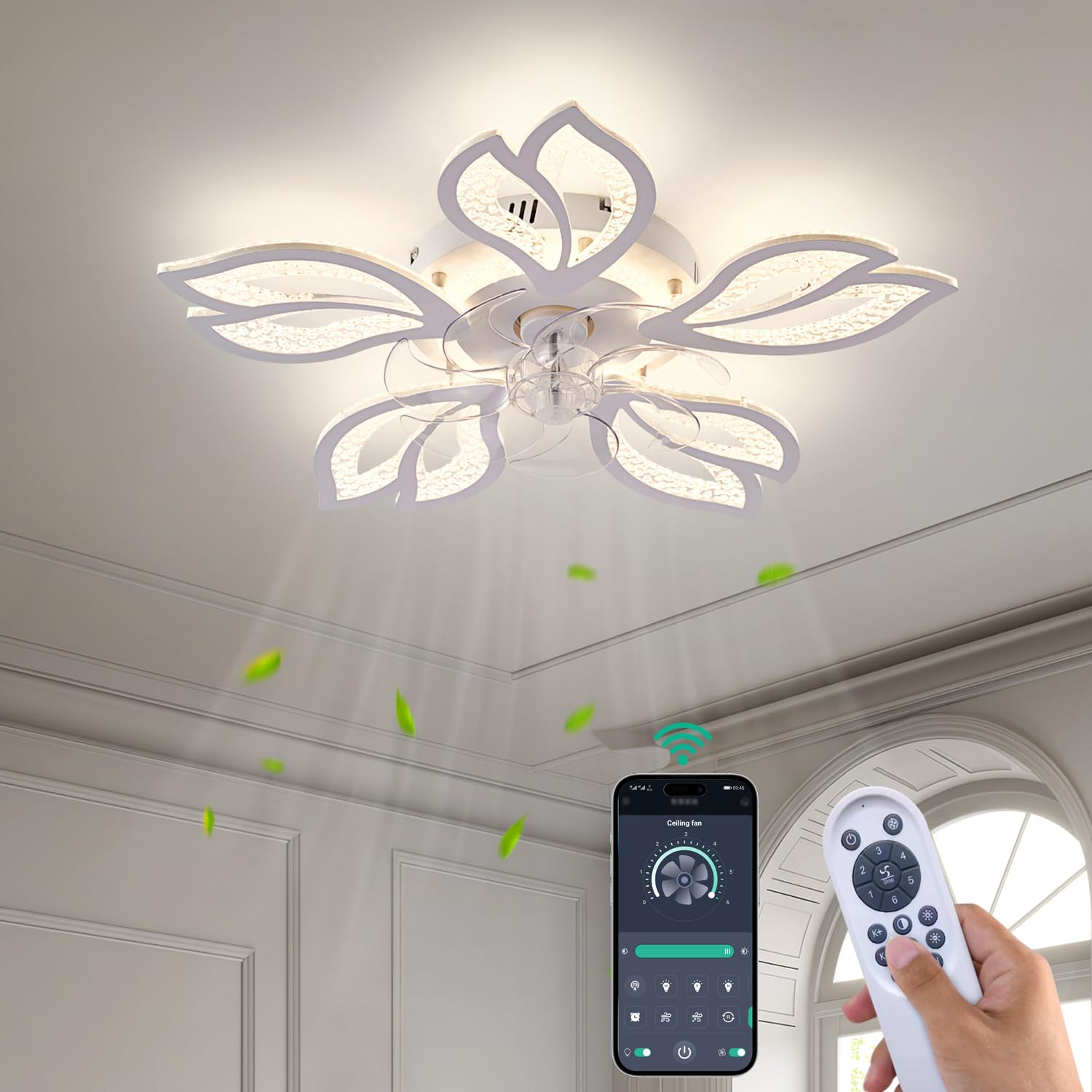 Yfrest Bladeless Ceiling Fan