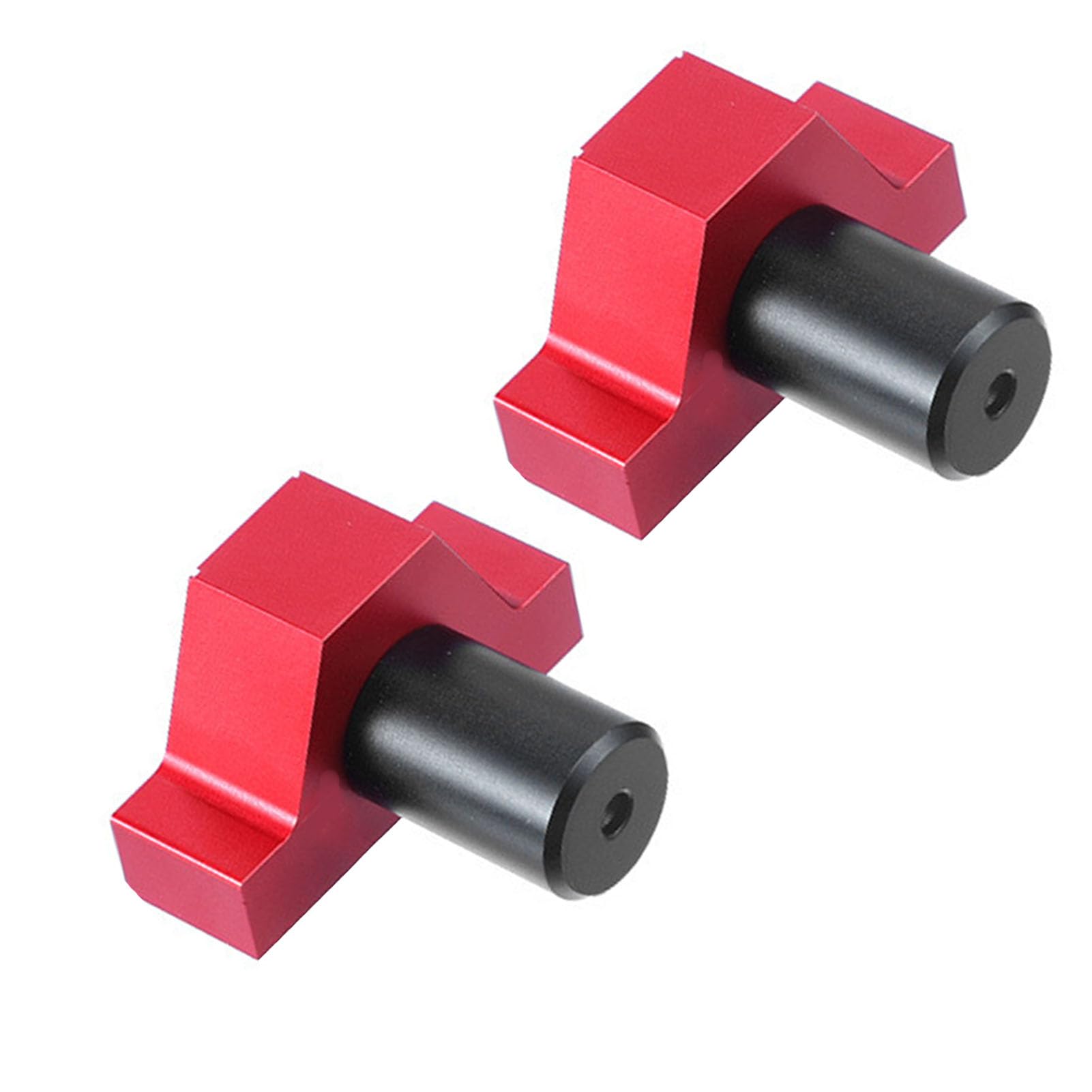 Fafeicy Bench Dogs 2 Pièces Pince de Chien de Banc en Alliage D'aluminium avec Tampons Antidérapants en TPU pour établis de Travail du Bois Diamètre de Trou de 20mm