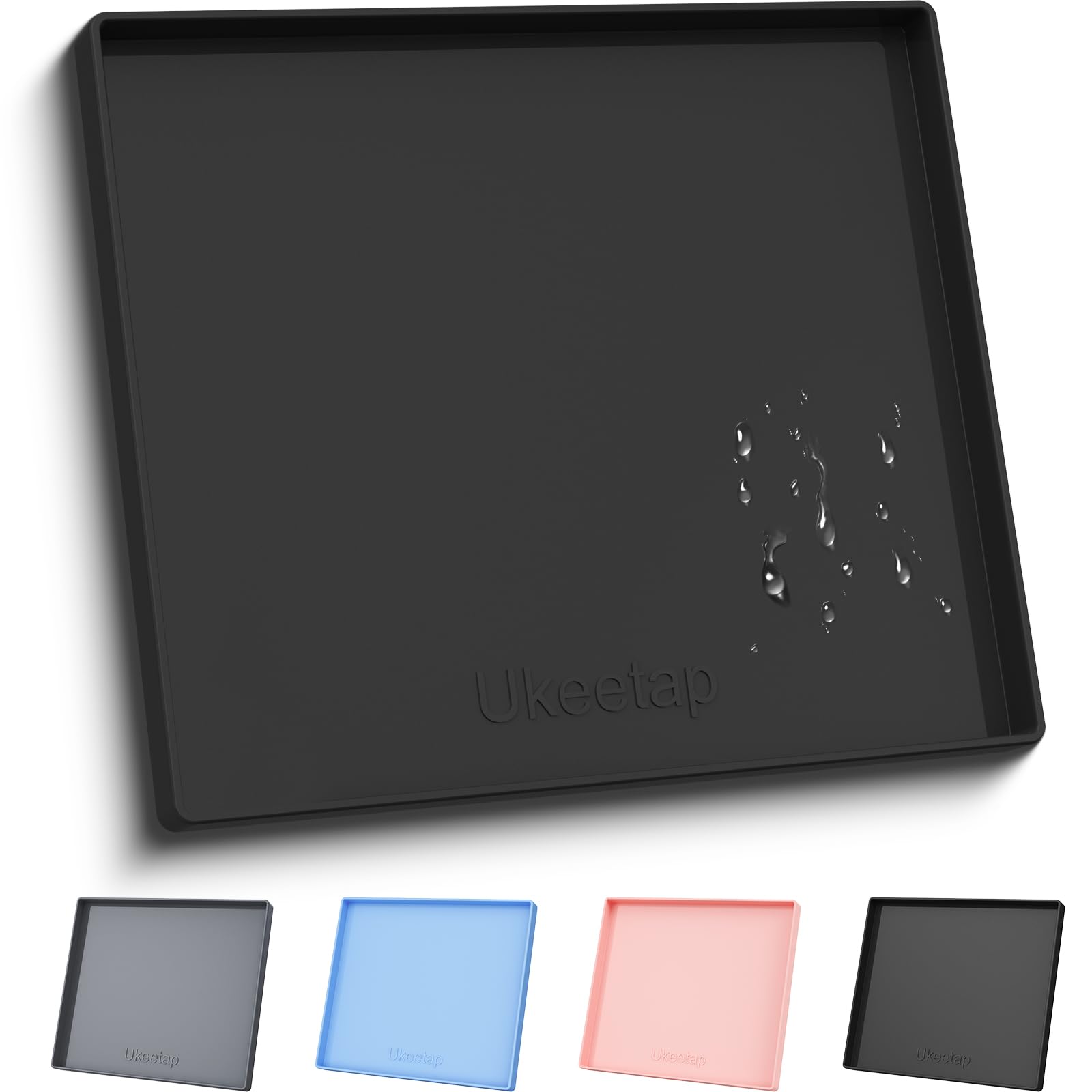 Silicone Feeding Mat - Waterproof & Raised Edge -15