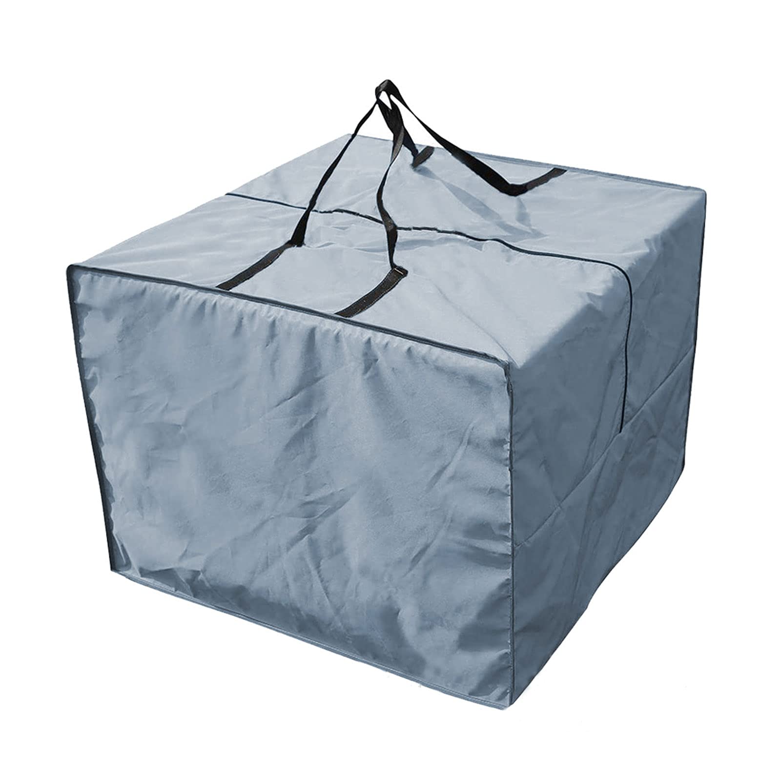 Sac Rangement Coussins Jardin 81x81x61cm - Housse Imperméable UV Avec Poignées Pour Salon Extérieur