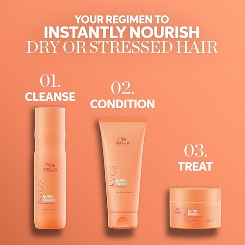 Miniatura 11 de Wella Professionals Invigo Nutri-Enrich - Set de champú y acondicionador, hidratación profunda, para cabello seco y dañado