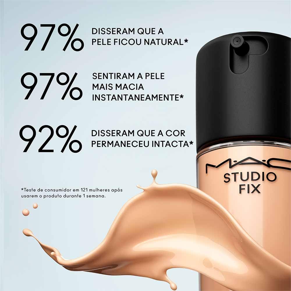 MAC Studio Fix Fps 15 Base liquida opaca, 24 ore + controllo olio, Nw5, 1 oncia